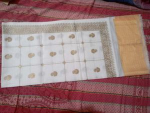 Elegant White gold shawl