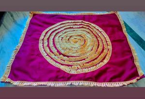 Satin Puja designer floor mat