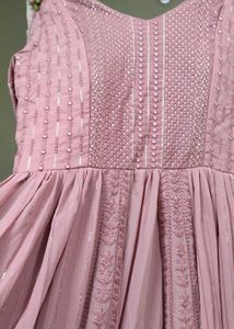 A Line Beautiful Gown Sequence Nd Thread Work 🥰