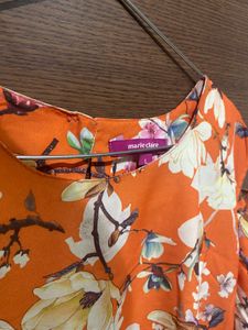 Floral Cold Shoulder Top