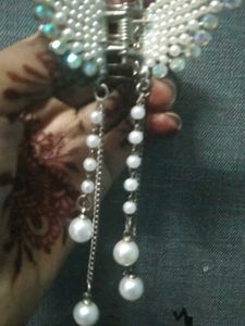 Pearl Waterfall Korean Hair Claw Clip