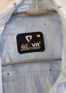 Blue Patterned Shirt