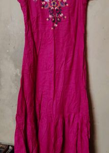 Final Offer! One Time Used Maxi Dress On Sale