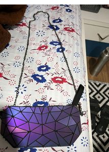 New Luminous Geometric Sling Bag