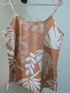 Floral Comfortable Night Dress With Shrug