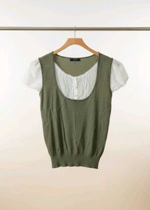 Olive Green Top