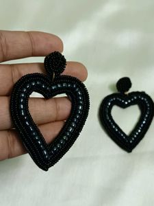 Black Earrings No 3