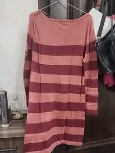 Maroon Sweater Dress