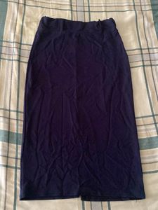 Chic Navy Pencil Skirt