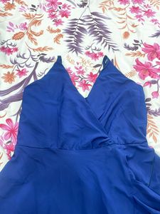 Blue Flared Dress