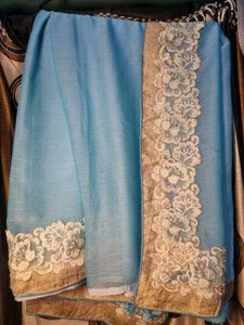 Elegant Blue Saree