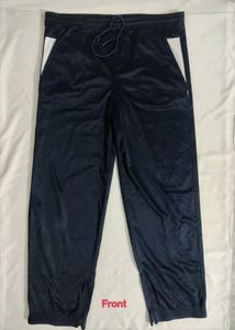 Blue Track Pant With White T Shirt