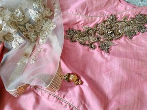 Pink Silk Lehenga Choli