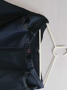 Navy Blue Straight Leg Pants