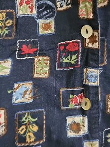 Pinteresty Stamp Print Vest