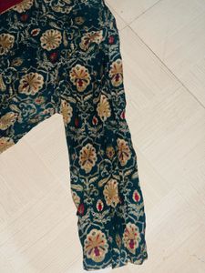 Elegant Green Printed Kurti