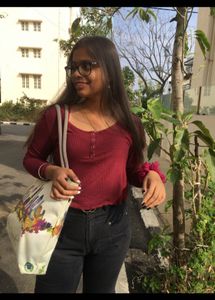 Soft Burgundy Crop Top