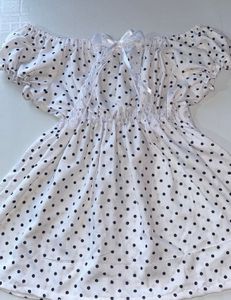 💖shoujo Polka Dot Babydoll Top🌸✨