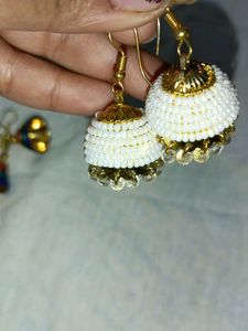 beautiful small earrings pack of three combo