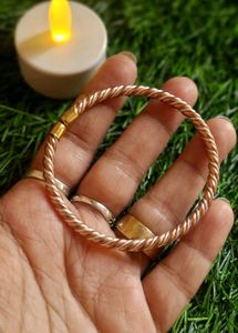 Twisted Adjustable Copper Kada✨️