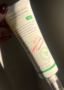 Axis y no stress physical sunscreen