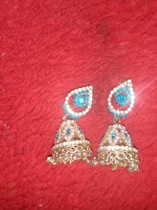 Light OrangeDress +Earing