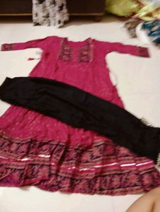 Pink Anarkali