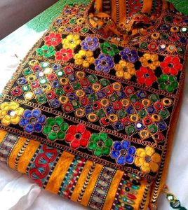 Rajasthani lehnga kurti set mirror worked