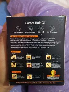Castor Hair Oil  .With Free Natural Biotin Shampoo