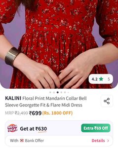 New Georgette Frock🌸