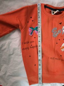 Cute Orange Sweatshirt