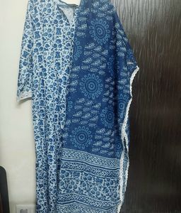 Women Pure Cotton Kurta Duppata Set