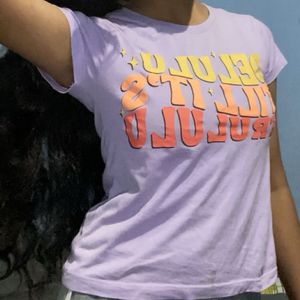 Lilac Graphic Tee