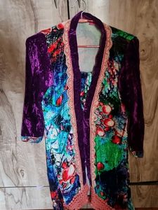 Colorful Velvet Jacket