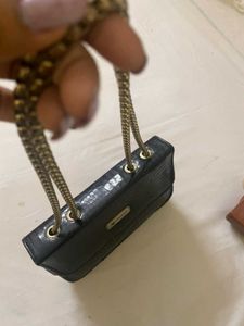 Women Snake Print Leather cover Sling Bag