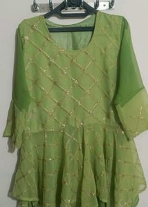 Green Kurta Set
