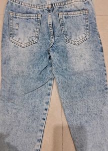 Acid Wash Denim Jeans