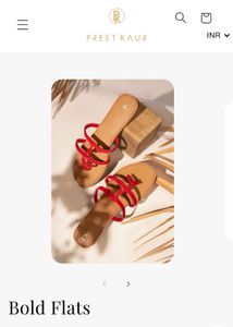 Red Flats &amp; Sandals