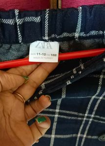 Checked Mini Skirt
