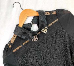 Pinterest Inspired Korean Black Top B