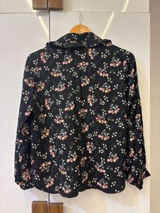 Floral Ruffle Blouse