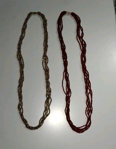 Combo Of 4 Long Neckpiece