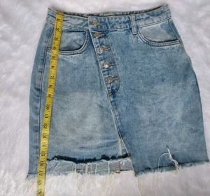 Denim Mini Skirt