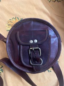 Original leather sling bag