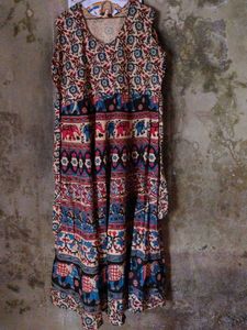 Ankle length midi gown