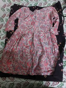Floral Print Kurta