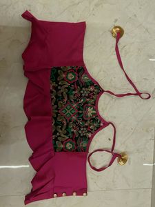 Ethnic Embroidered Dhoti Blouse Set - 1 year Old