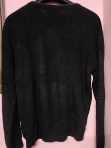 Stylish Black Knit Sweater