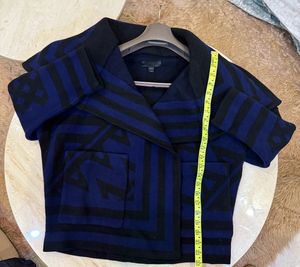 burberry  Patterned Wool shrug