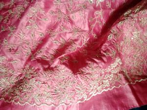 Rose Slik Saree
